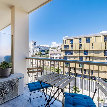 Elegant Studio Avec Terrasse Proche Mer Tramway Nizza Esterno foto