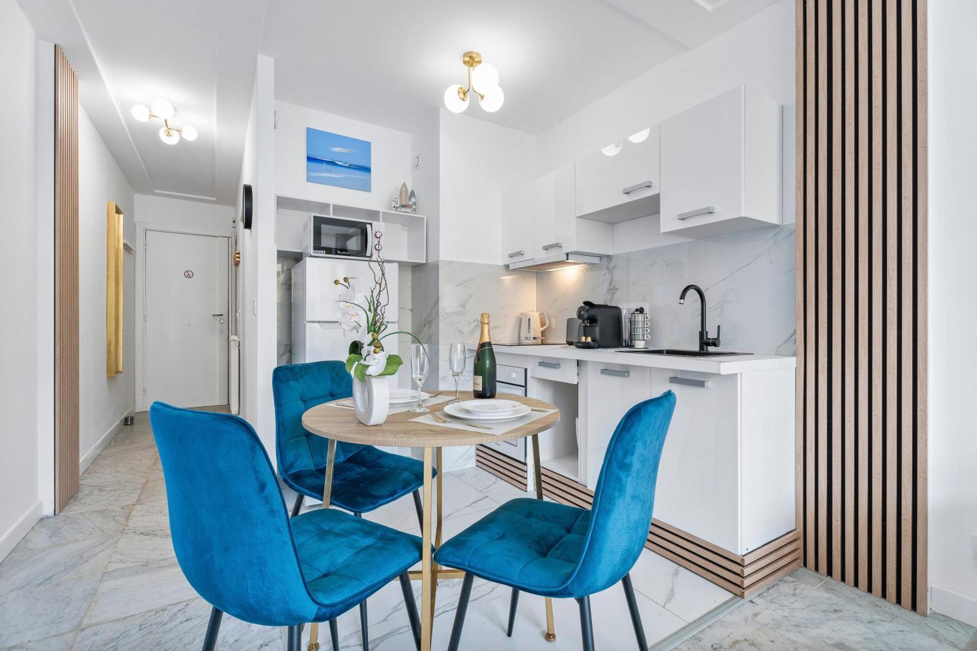 Elegant Studio Avec Terrasse Proche Mer Tramway Nizza Esterno foto